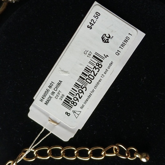 M. Haskell Layered Chain-Link & Rhinestone Necklace - Picture 5 of 6